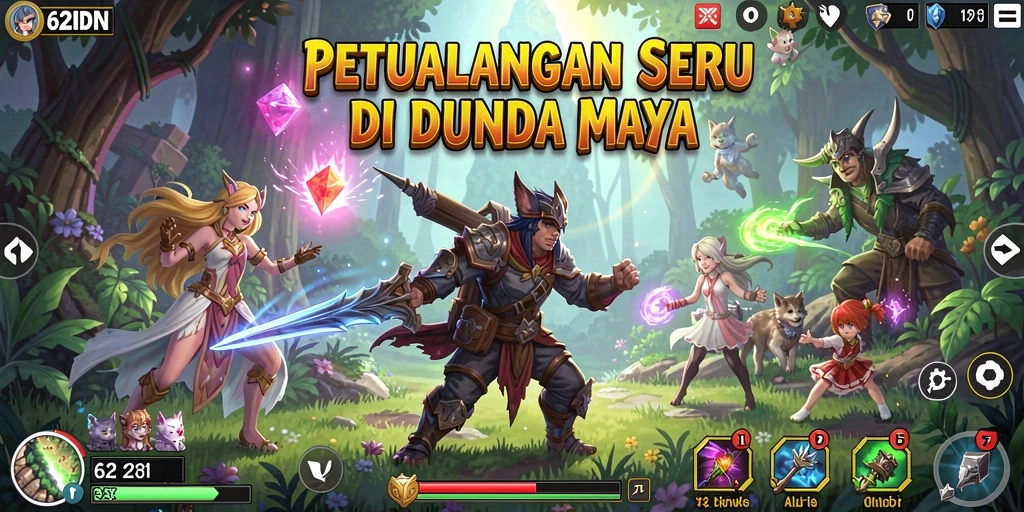 Tampilan gameplay 62IDN yang penuh aksi dan tantangan.
