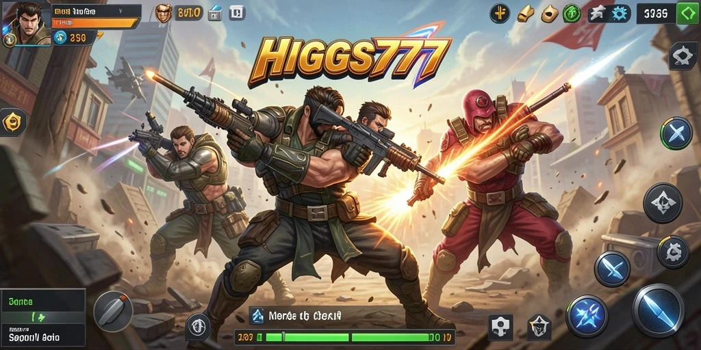 Screenshot gameplay HIGGS777 dengan aksi seru dan grafis mengagumkan.