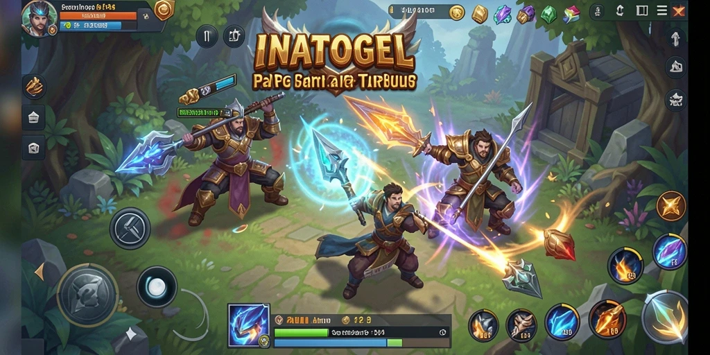 Tangkapan layar menunjukkan aksi intens dalam permainan ARPG.