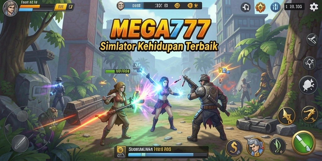 Tampilan gameplay MEGA777 yang menarik dan interaktif.