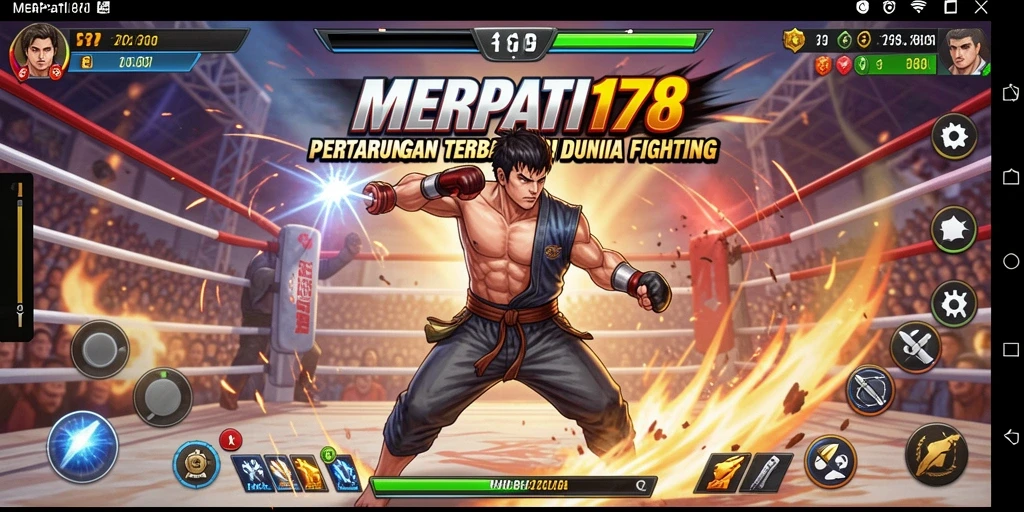 Tampilan pertarungan yang mendebarkan dalam MERPATI178.