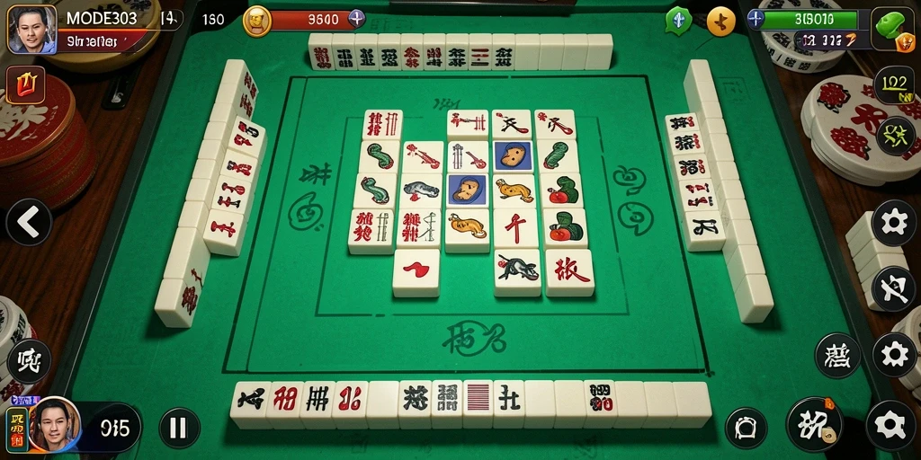 Tampilan screenshot gameplay Mahjong yang menarik dan adiktif.