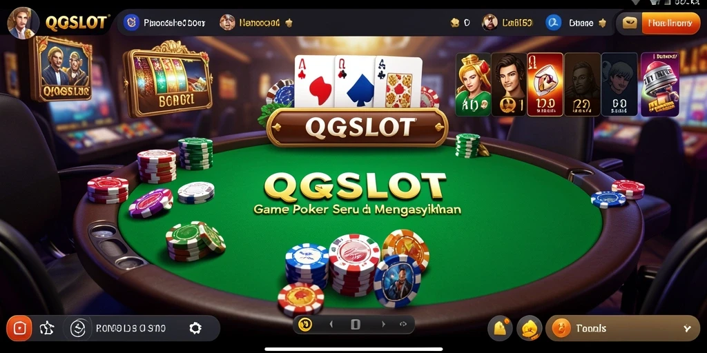 Tampilan gameplay QQSLOT yang menarik dan mendebarkan.
