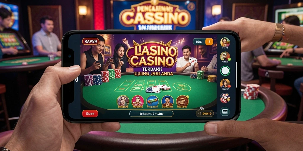 Tampilan gameplay Live Casino yang mendebarkan dan interaktif.