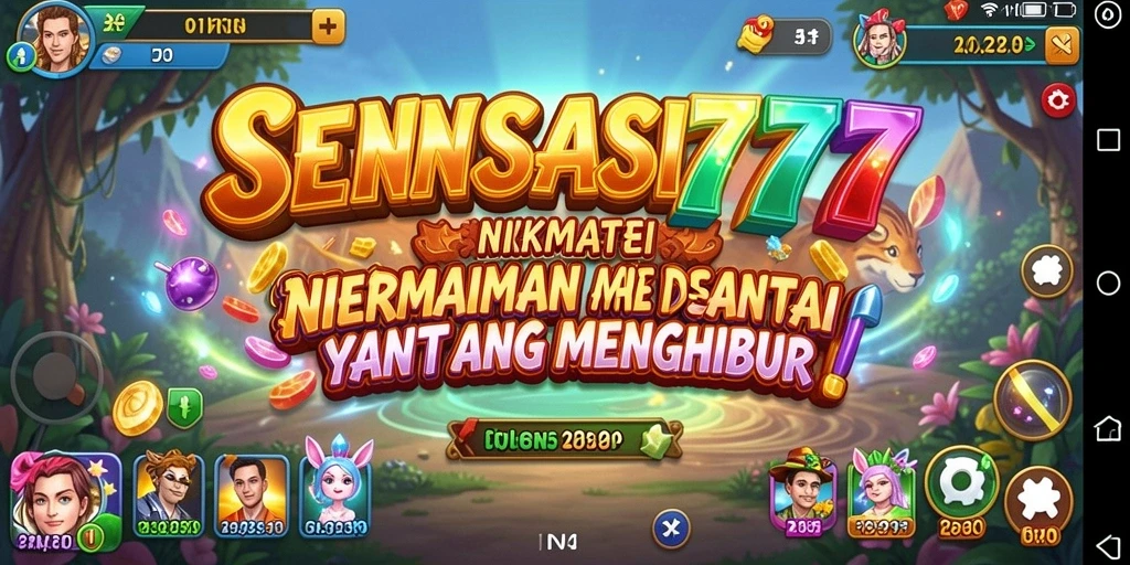 Screenshot gameplay SENSASI777 yang menunjukkan momen seru saat bermain.