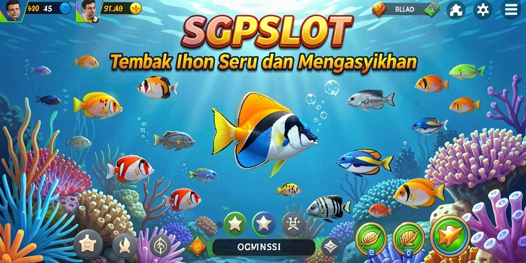 Tampilan gameplay seru dalam permainan Tembak Ikan SGPSLOT.