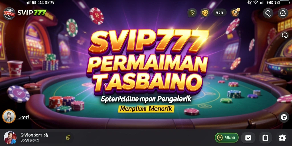 Screenshot gameplay Kasino SVIP777 yang menarik dan mendebarkan.