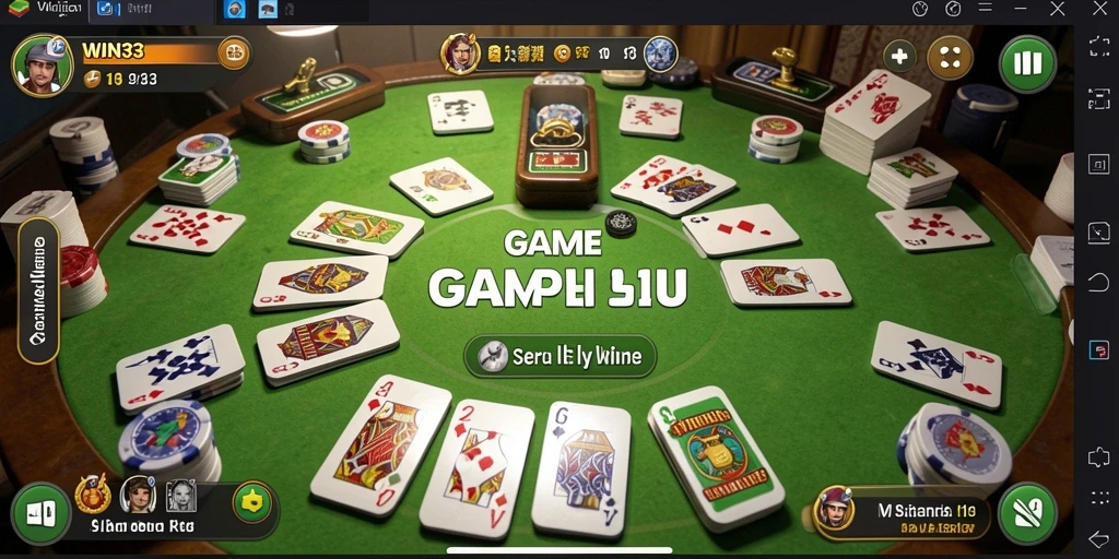 Tampilan gameplay Gaple yang menarik dan interaktif.