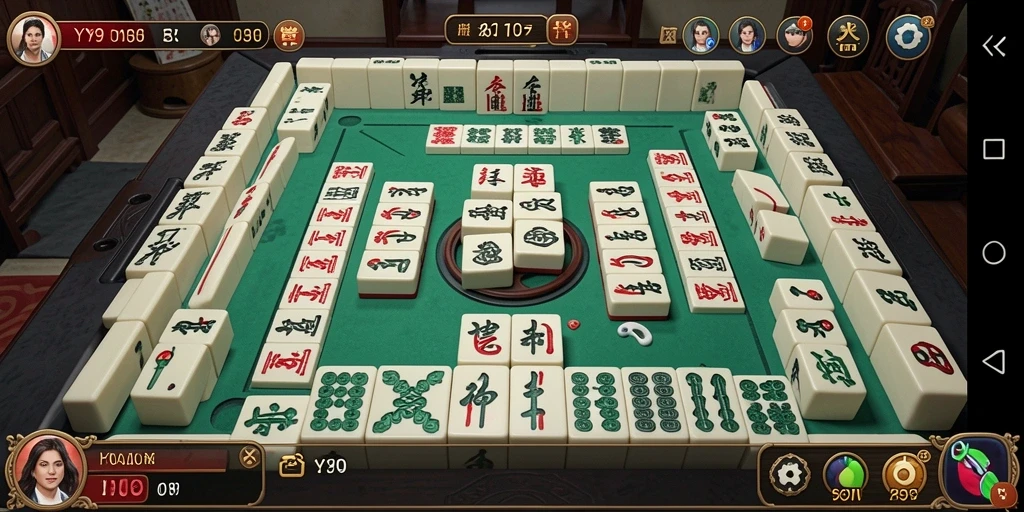 Tampilan menarik dari gameplay Mahjong Y89 yang menantang.