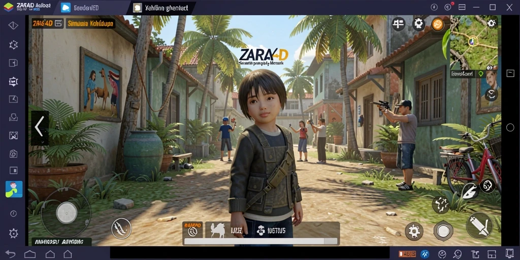 Tampilan gameplay menarik dari ZARA4D yang menggambarkan simulasi kehidupan.